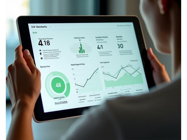Screenshot of a minimalist fitness dashboard displaying real-time heart rate, activity, and sleep data on a tablet interface.